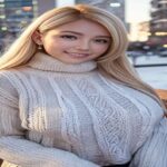 AIニット外人美女