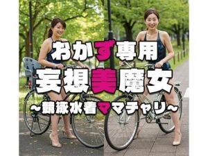 【おかず専用】妄想美魔女〜競泳水着ママチャリ1〜