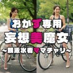 【おかず専用】妄想美魔女〜競泳水着ママチャリ3〜