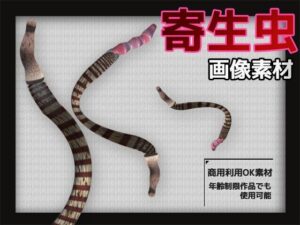 寄生虫の画像素材〜商用OK著作権フリー〜3D画像素材シリーズ