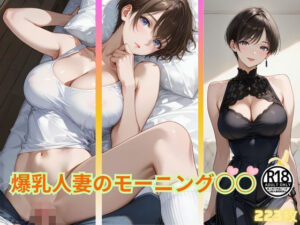 爆乳人妻のモーニング○○  我慢できる…？