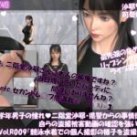 【△100●100】学業成績学年一位の二階堂沙耶・県警からの事情聴取で、自らの盗撮被害動画の確認を強いられる:Vol.R009『競泳水着の個人撮影を盗撮されていた件』