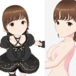 黒いドレスを着たお姉さん（セリフなし  3DCGモデル  イラスト集）