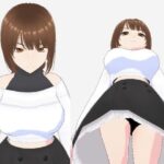 ツンデレっぽい巨乳のお姉さん（セリフなし  3DCGモデル  イラスト集）