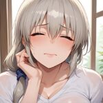 生意気後輩の爆乳母と汗だくSEX