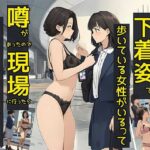 親子？友達？下着姿で歩いている女性がいるって噂があったので現場に行ったらとんでもない世界だった