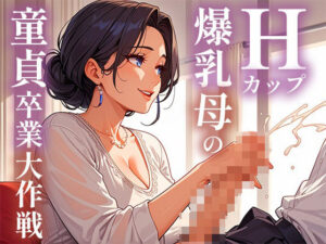 【効果音文字付き】Hカップ爆乳母の童貞卒業大作戦