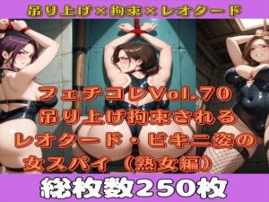 フェチコレVol.70 吊り上げ拘束されるレオタード・ビキニ姿の女スパイ(熟女編)【総枚数250枚】