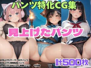 見上げたゲーマー女子パンツ・見上げた海賊船長パンツ・見上げたおねぇさん制服パンツ