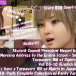 【▲500】生徒会長 一ノ瀬廻里・朝の全校演説 4th-Season 納税者権利章典シリーズ Vol.00 to 10 English(序章00からパンティバリエーション10本セット総集編)