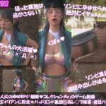 【△100】沙耶が主人公のMMORPG『編隊コレクション:Re』ゲーム動画（Vol.04:ゾンビの集団によるレ○プ被害に遭ってしまう:座位バック）