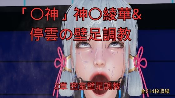 神〇綾華 停雲の壁足調教（〇神、崩〇スターレイル） 2章 密室壁足調教