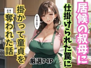 居候の叔母に仕掛けられた罠に掛かって童貞を奪われた話