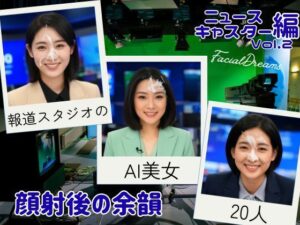 顔射後の余韻 - ニュースキャスター編 Vol.2