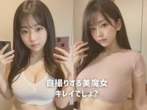 自撮りする美魔女 キレイでしょ?
