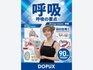 【▲20】一ノ瀬廻里 大学に進学し強豪予備校『DOPUX（ドピュックス』で生物I，IIを教える名物講師に！（Vol.020:呼吸）