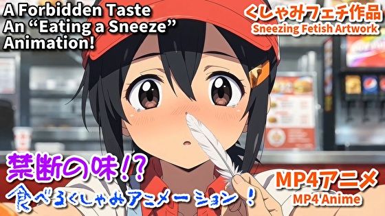 禁断の味? 食べるくしゃみアニメーション!/ A Forbidden Taste? An ‘Eating a Sneeze’ Animation!