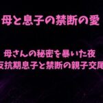 母さんの秘密を暴いた夜〜反抗期息子と禁断の親子交尾〜