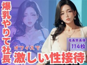 爆乳やりて社長オフィスで激しい性接待