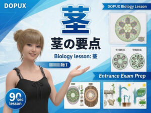 【▲20】一ノ瀬廻里 大学に進学し強豪予備校『DOPUX(ドピュックス』で生物I,IIを教える名物講師に!(Vol.031:茎)