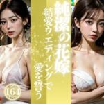 【純潔の花嫁】結愛ウエディングで愛を誓った巨乳美女はドレスアップしたままその場で秘密の撮影をしていた・・・www