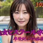 熟女とスクール水着 半世紀ぶりの痴態