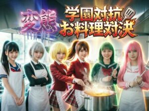 裸にエプロン 学園対抗変態お料理対決