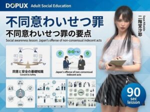 【△20】二階堂沙耶 大学に進学し強豪予備校『DOPUX(ドピュックス)』で社会人向け講座(性犯罪)を教える名物講師に!(Vol.002:不同意わいせつ罪)