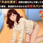 【NTRお仕置き】間男の種を孕んで帰ってきたむっちり妻を、柔道家夫が分からせ激惨スパンキング  合本版