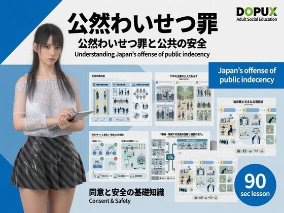 【△20】二階堂 沙耶 大学に進学し強豪予備校『DOPUX(ドピュックス)』で社会人向け講座(性犯罪)を教える名物講師に!(Vol.004:公然わいせつ罪)
