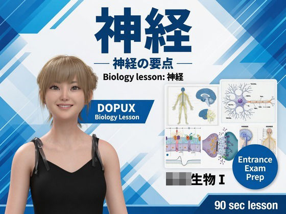 【▲20】パンチラガチャ★一ノ瀬廻里 大学に進学し強豪予備校『DOPUX(ドピュックス』で生物I,IIを教える名物講師に!(Vol.045:神経)