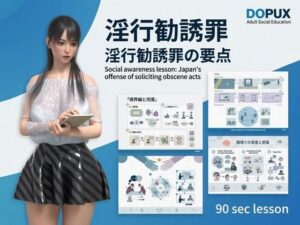 【△20】パンチラガチャ★二階堂 沙耶 大学に進学し強豪予備校『DOPUX(ドピュックス)』で社会人向け講座(性犯罪)を教える名物講師に!(Vol.007:淫行勧誘罪)