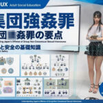 【△20】パンチラガチャ★二階堂 沙耶 大学に進学し強豪予備校『DOPUX（ドピュックス）』で社会人向け講座（性犯罪）を教える名物講師に！（Vol.009:集団強●罪）