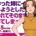 酔った姉にイタズラしようとしたら気づかれてそのままエッチしてしまった（本編画像145枚・動画6本・PDF）