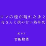 アロマの煙が晴れたあとも 〜母さんと僕の甘い熱帯夜〜