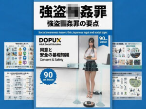 【△20】パンチラガチャ★二階堂 沙耶 大学に進学し強豪予備校『DOPUX(ドピュックス)』で社会人向け講座(性犯罪)を教える名物講師に!(Vol.010:強盗強●罪)