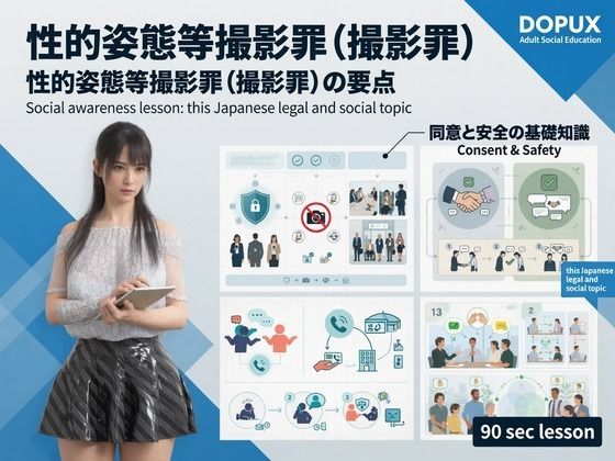【△20】パンチラガチャ★二階堂 沙耶 大学に進学し強豪予備校『DOPUX(ドピュックス)』で社会人向け講座(性犯罪)を教える名物講師に!(Vol.011:性的姿態等撮影罪(撮影罪))