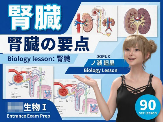 【▲20】パンチラガチャ★一ノ瀬廻里 大学に進学し強豪予備校『DOPUX(ドピュックス』で生物I,IIを教える名物講師に!(Vol.053:腎臓)