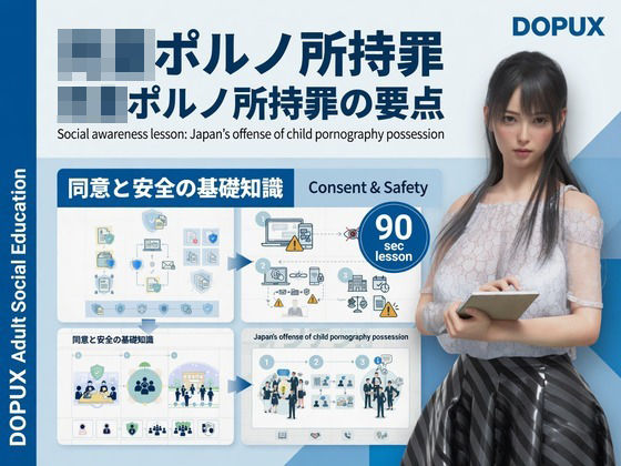 【△20】パンチラガチャ★二階堂 沙耶 大学に進学し強豪予備校『DOPUX(ドピュックス)』で社会人向け講座(性犯罪)を教える名物講師に!(Vol.017:○○ポルノ所持罪)