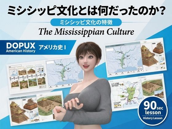パンチラガチャ★西陣郁奈(にしじんかな)強豪予備校『DOPUX(ドピュックス)』で大学受験生向け講座(世界史)を教える名物講師!(Vol.007:ミシシッピ文化とは何だったのか?)
