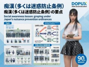 【△20】パンチラガチャ★二階堂 沙耶 大学に進学し強豪予備校『DOPUX（ドピュックス）』で社会人向け講座（性犯罪）を教える名物講師に！（Vol.022:盗撮（条例＋撮影罪））