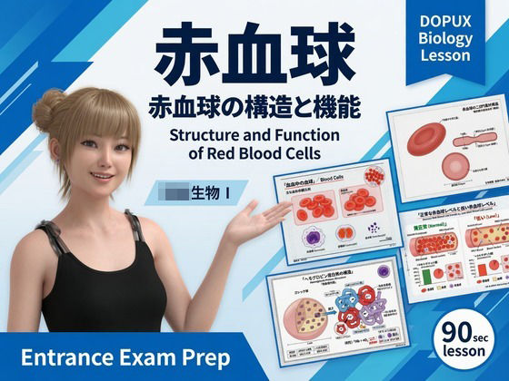 【▲20】パンチラガチャ★一ノ瀬廻里 大学に進学し強豪予備校『DOPUX(ドピュックス』で生物I,IIを教える名物講師に!(Vol.058:赤血球)