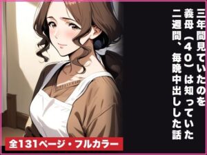 三年間見ていたのを義母(40)は知っていた 二週間、毎晩中出しした話 第1話
