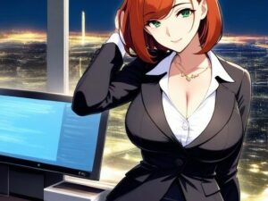 残業後のオフィスで爆乳先輩OL・凛（27）と二人きり…ソファでオナニー、ホテルで朝まで〜誰も知らない夜の素顔〜【CG312枚収録】