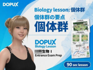【▲20】パンチラガチャ★一ノ瀬廻里 大学に進学し強豪予備校『DOPUX(ドピュックス』で生物I,IIを教える名物講師に!(Vol.068:個体群)